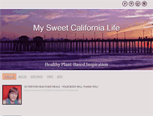 Tablet Screenshot of mysweetcalifornialife.com